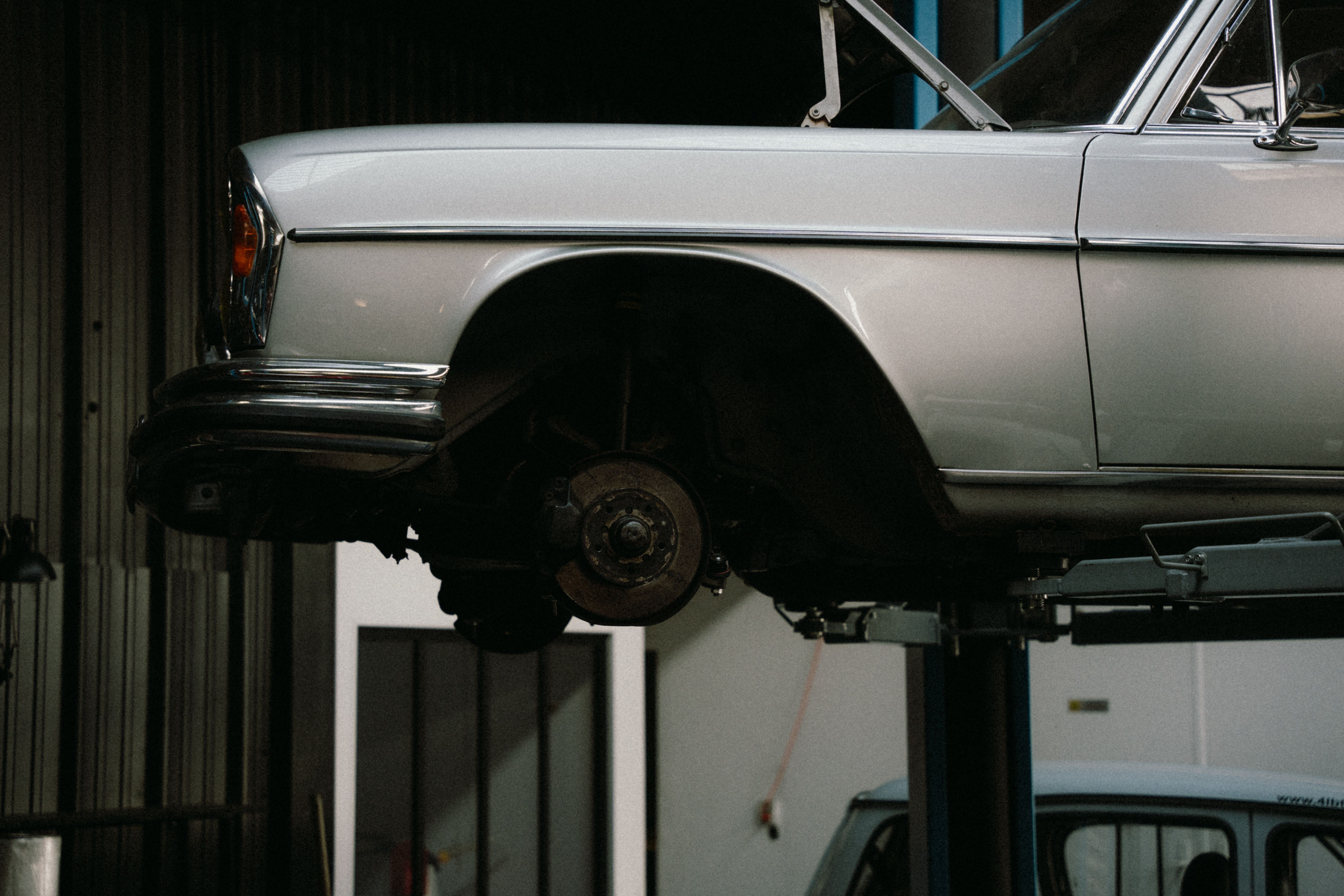 Clean and organized automotive service facility
